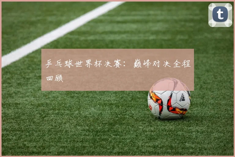 乒乓球世界杯决赛：巅峰对决全程回顾